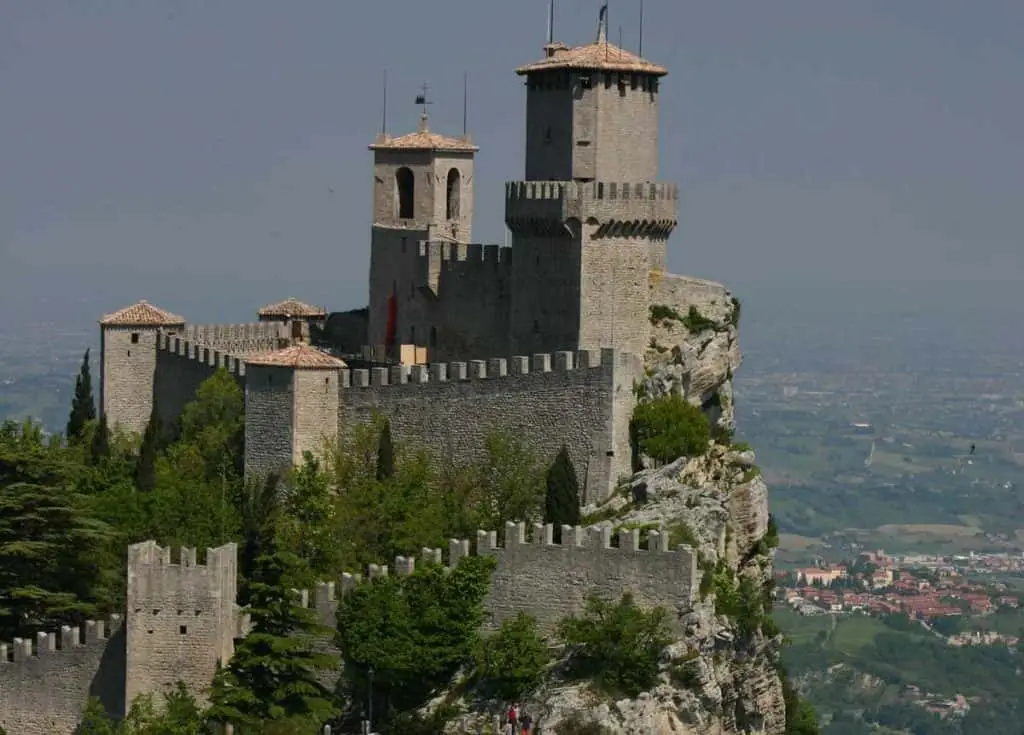 vista panoramica della prima torre